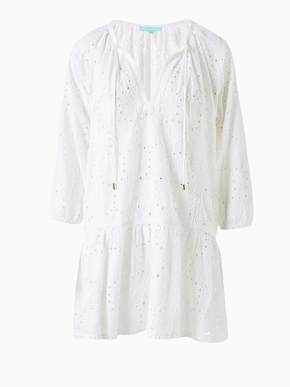 Melissa Odabash  Scoop Neck Mini Dress  White | Size: S
